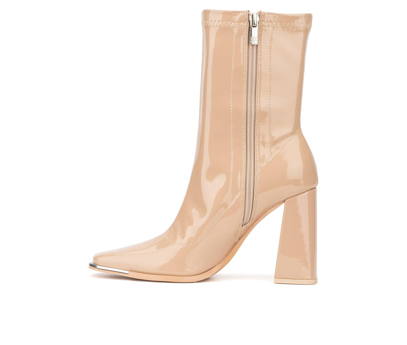 Women's New York and Company Zana Heeled Booties