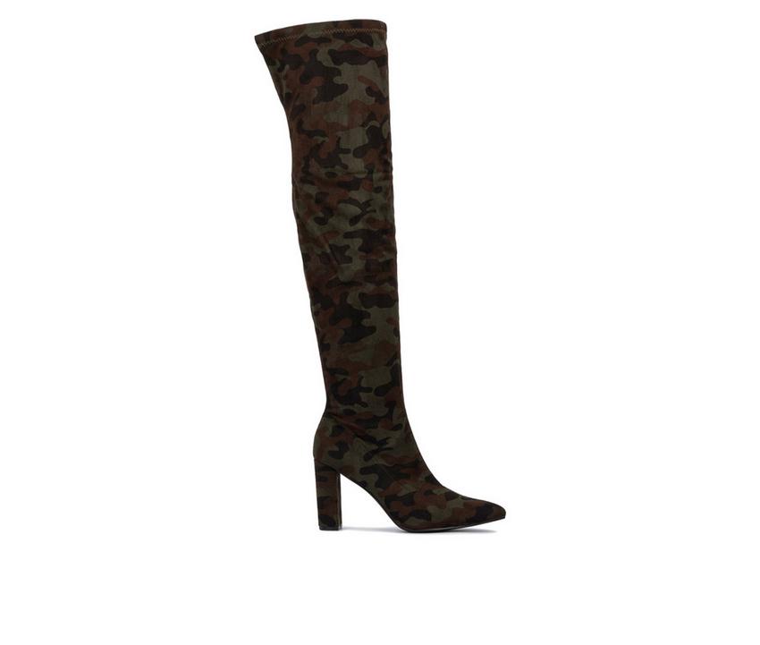Women's New York and Company Monia Knee High Heeled Boots