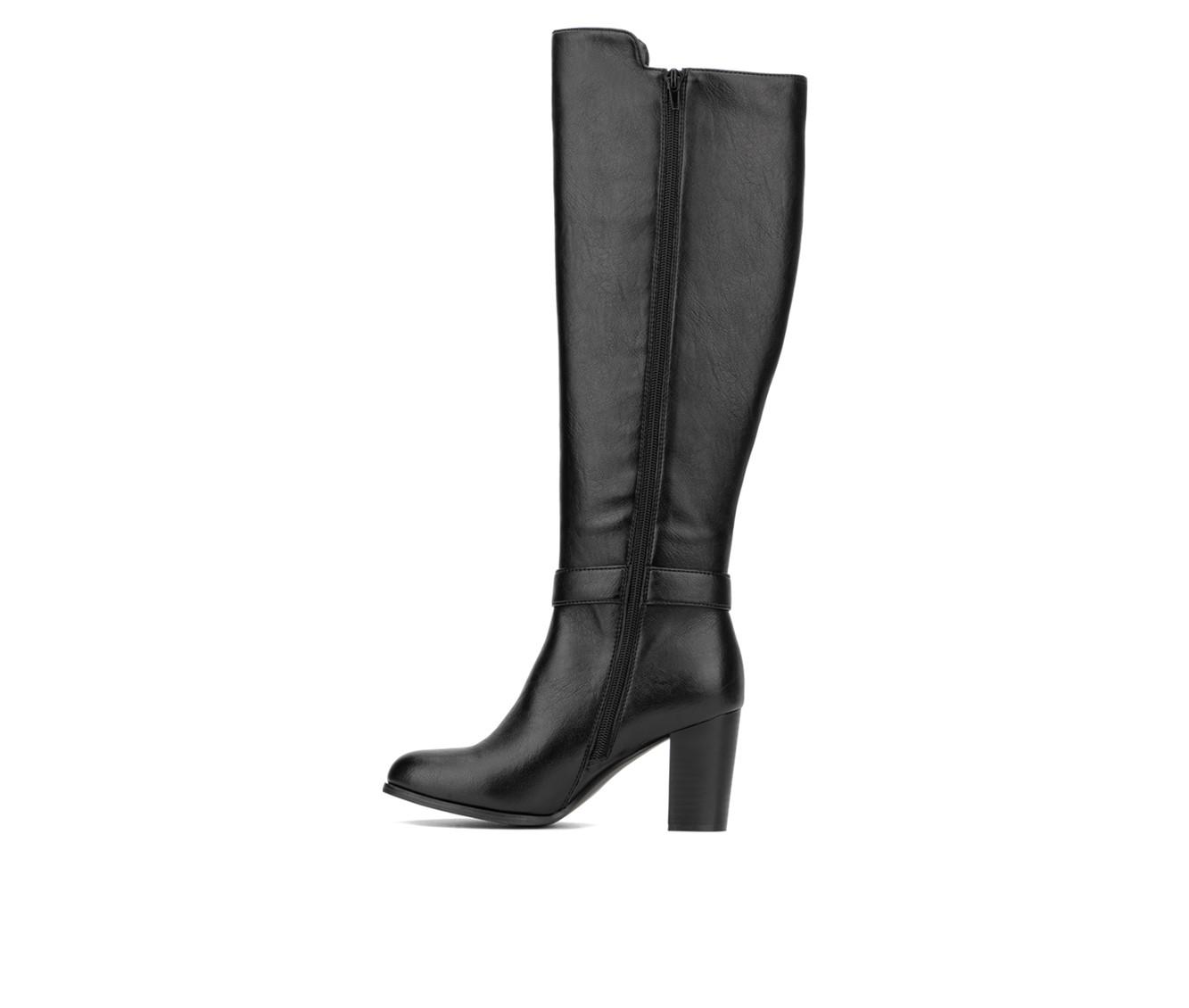 Women's New York and Company Andrina Knee High Heeled Boots