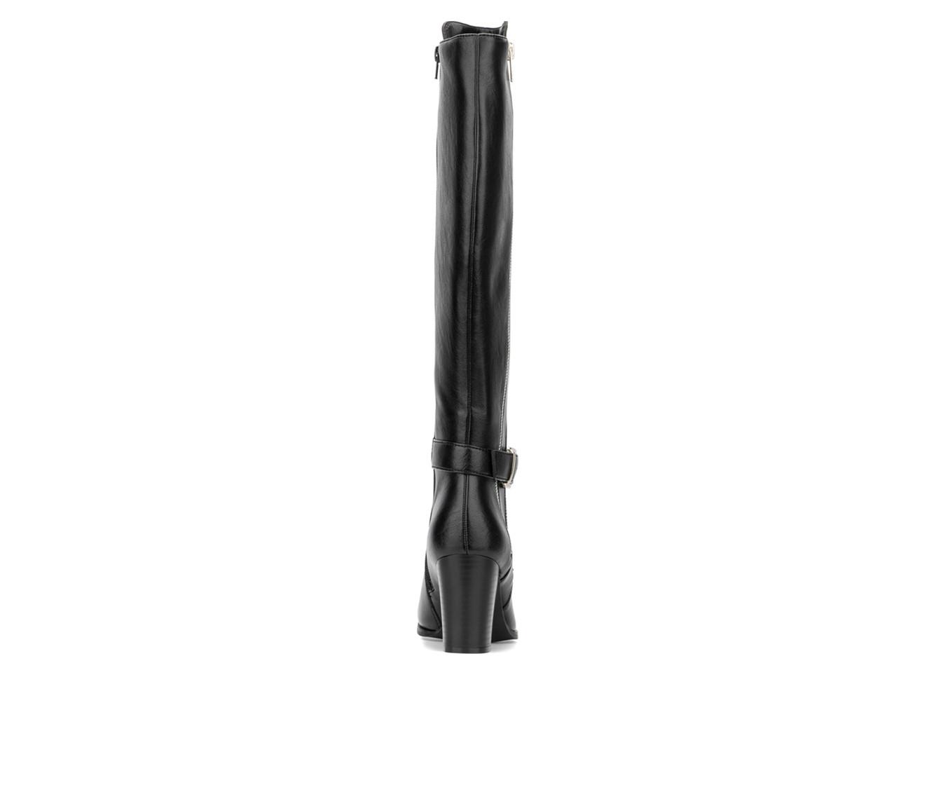 Women's New York and Company Andrina Knee High Heeled Boots
