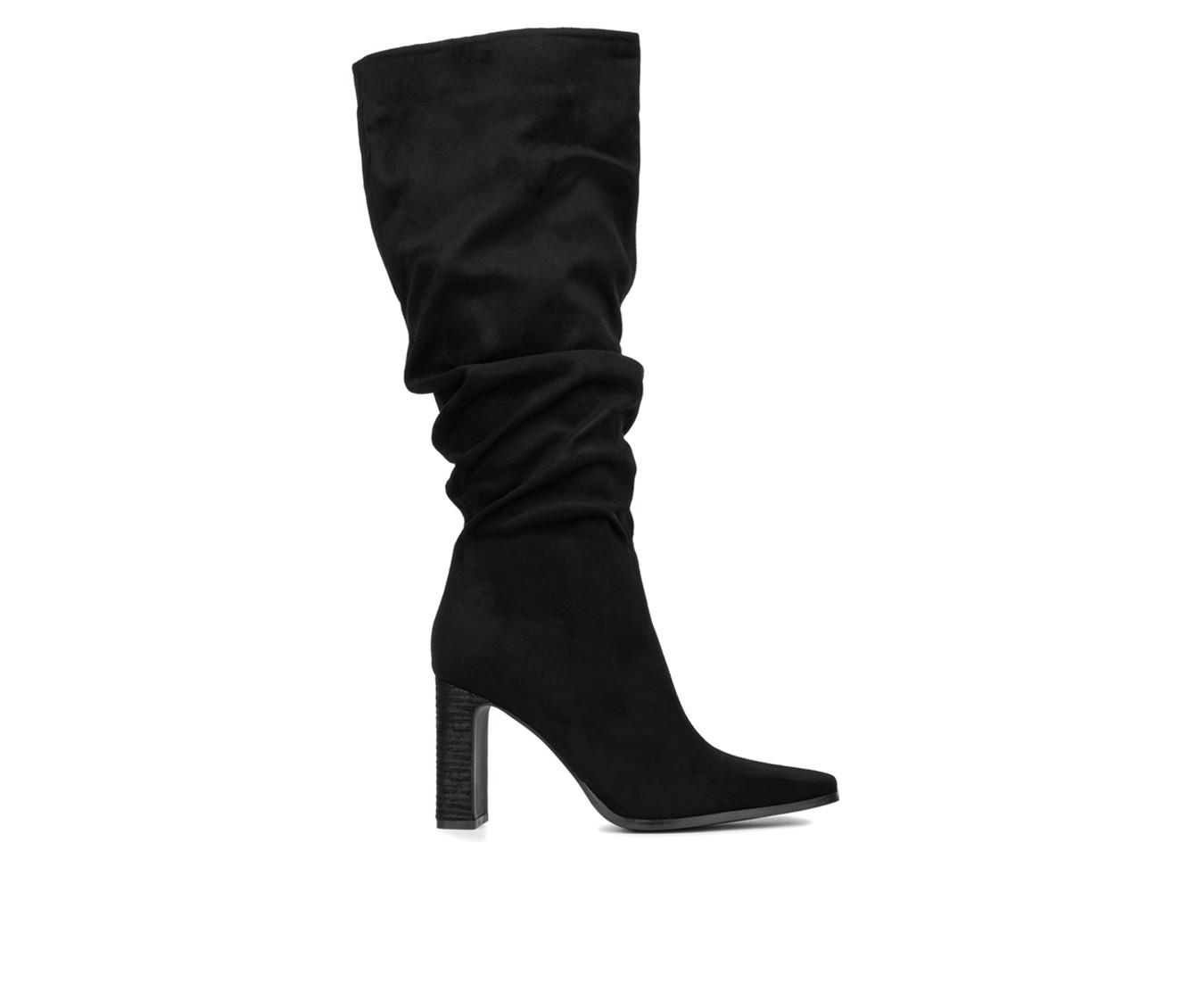 Women's New York and Company Damaris Knee High Heeled Boots