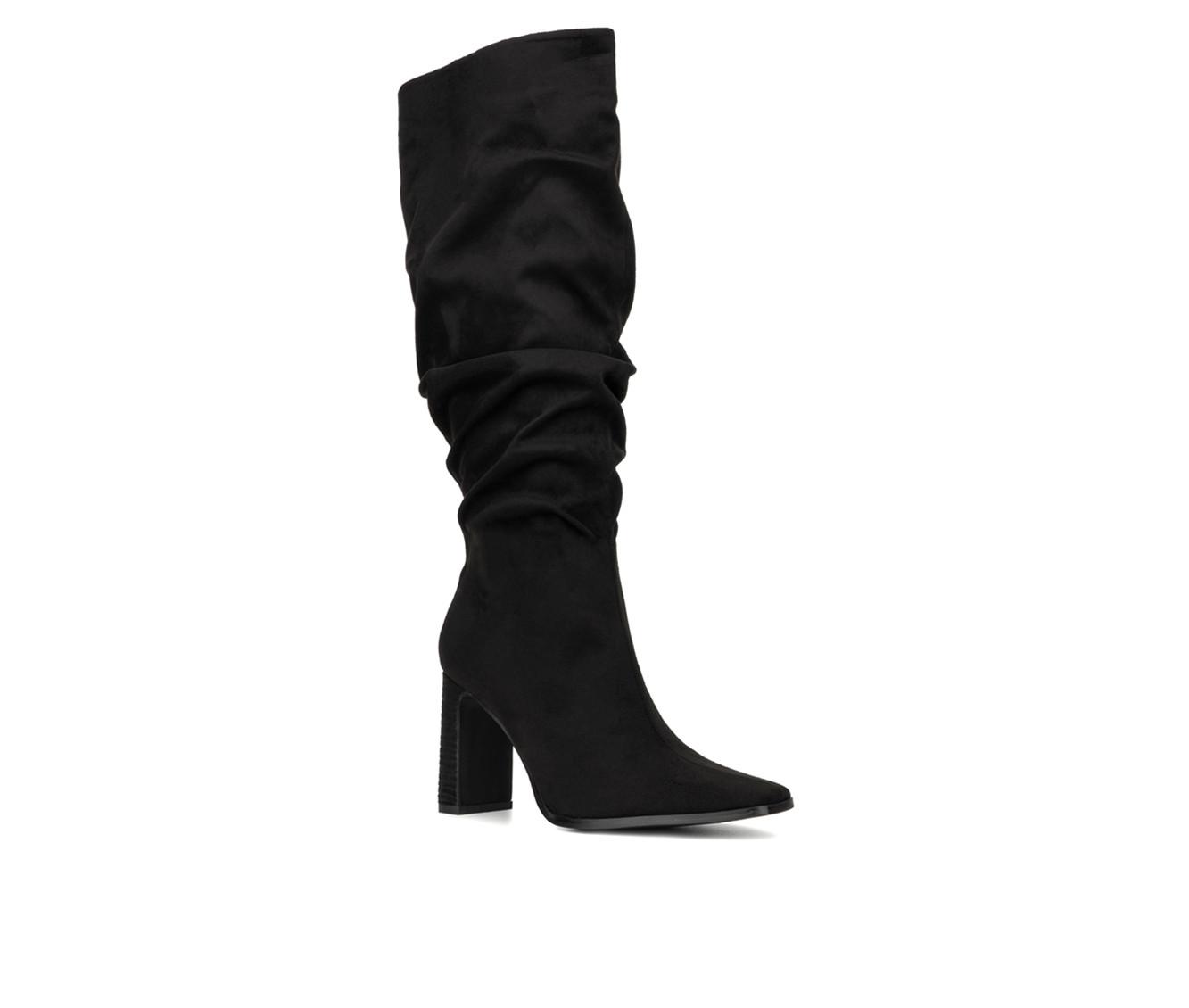 Women's New York and Company Damaris Knee High Heeled Boots