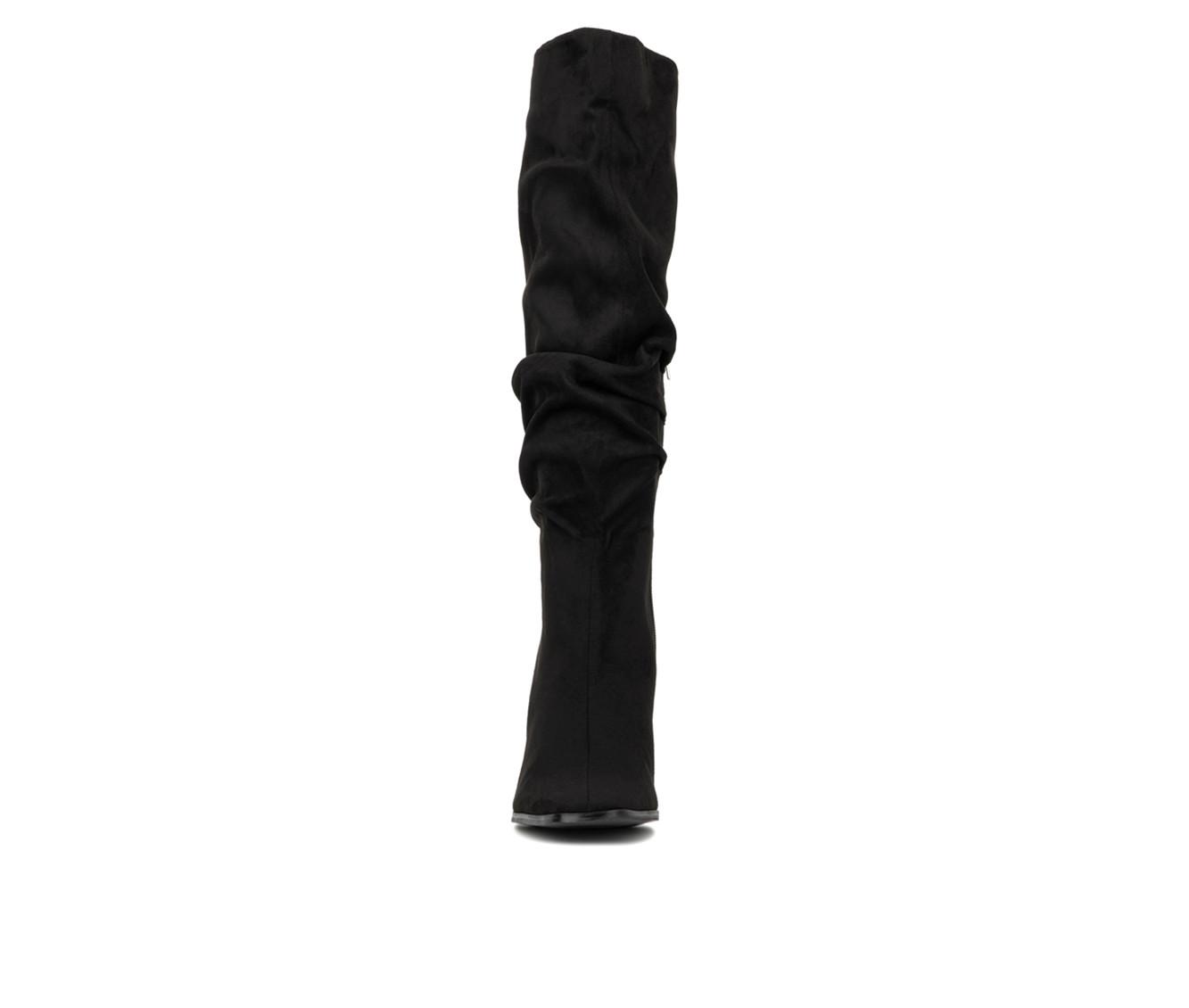 Women's New York and Company Damaris Knee High Heeled Boots