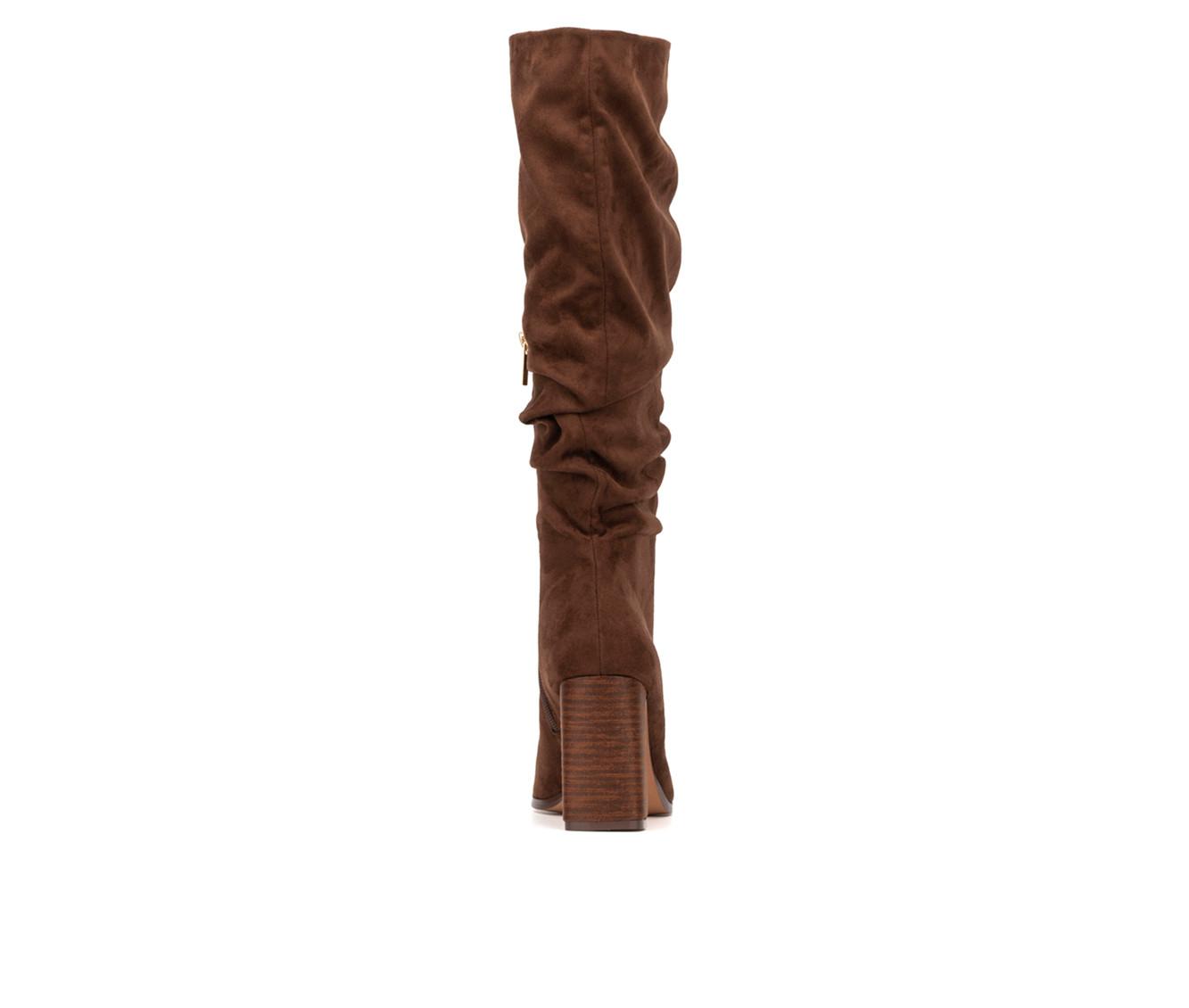 Women's New York and Company Damaris Knee High Heeled Boots