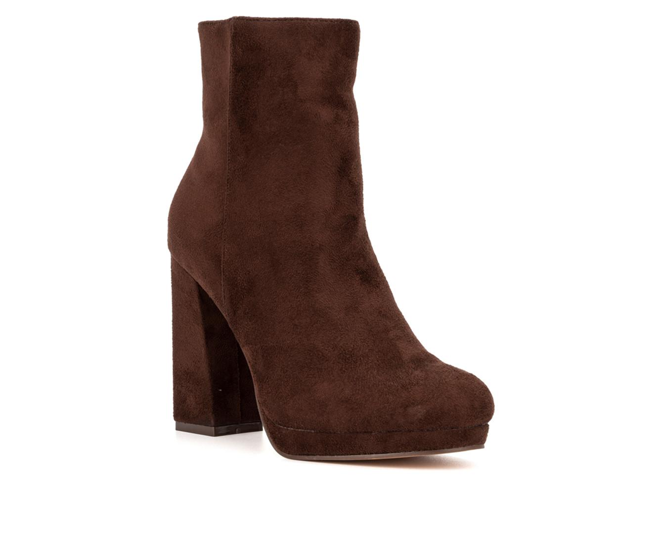 Women's New York and Company Fran Heeled Booties