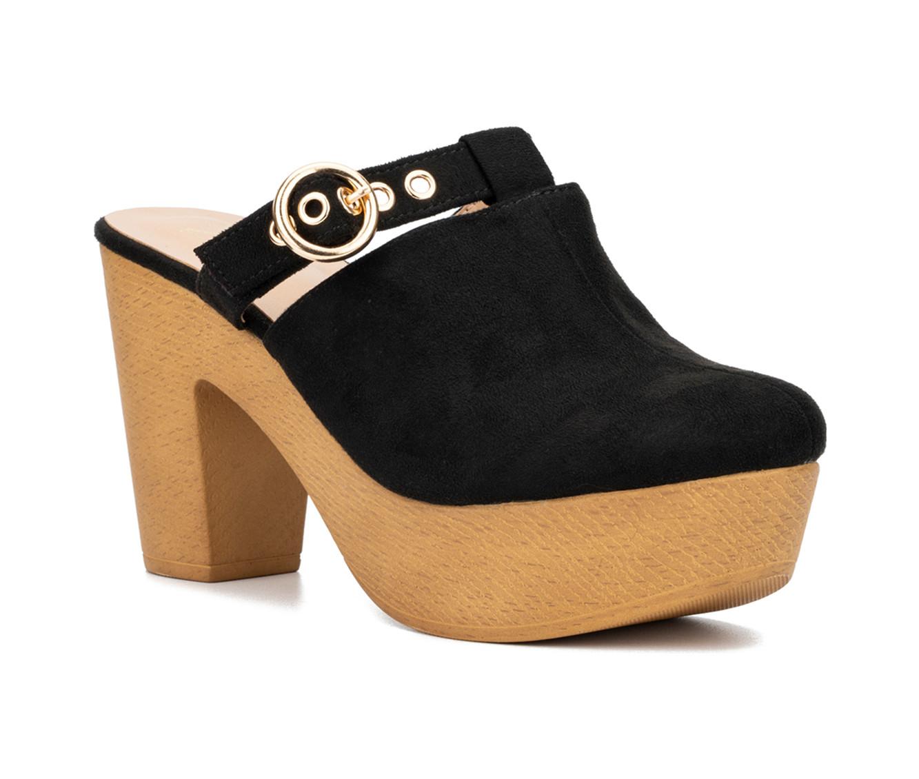 Women's New York and Company Nyomi Platform Clogs