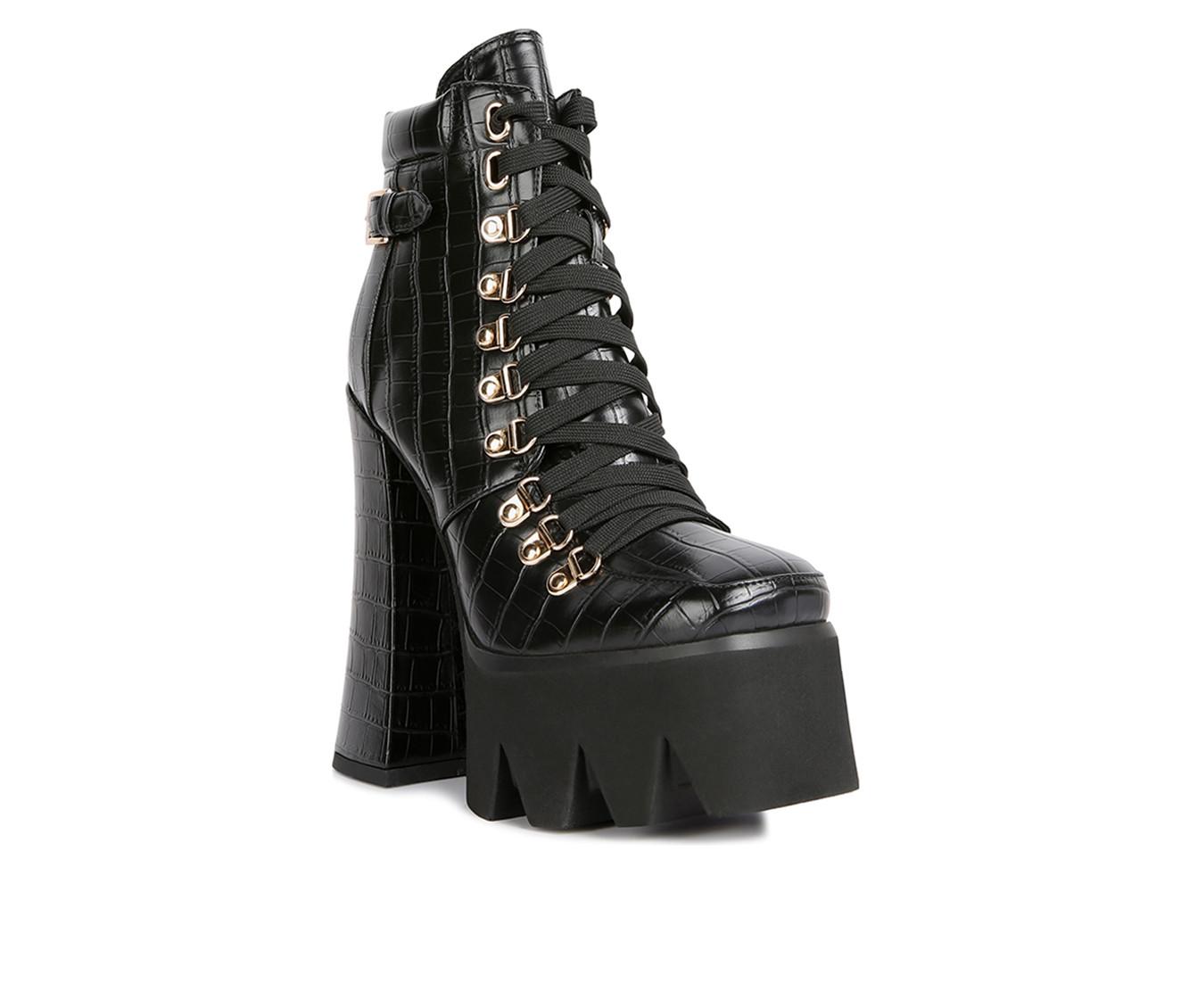 Women's London Rag Boogie Platform Lace Up Booties