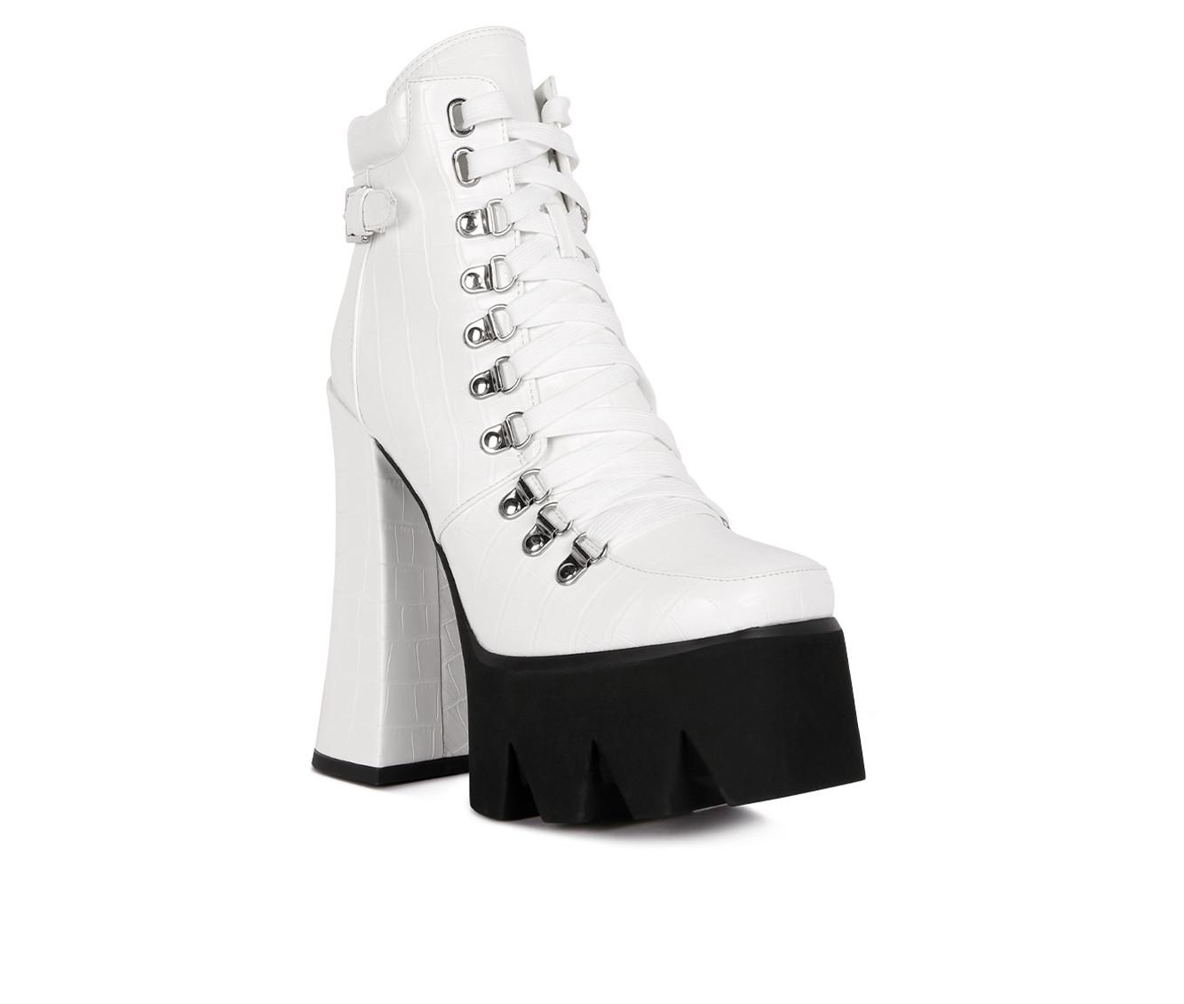 Women's London Rag Boogie Platform Lace Up Booties