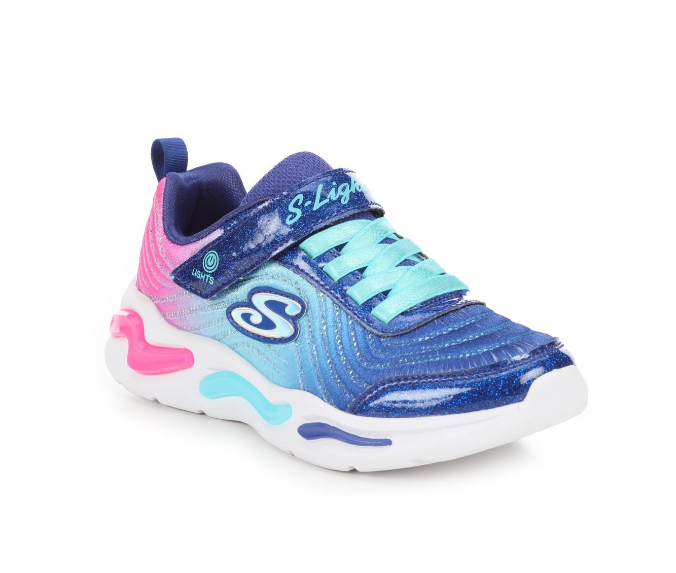 Girls' Skechers Wavy Beams Girls 10.5-4 Light-Up Shoes