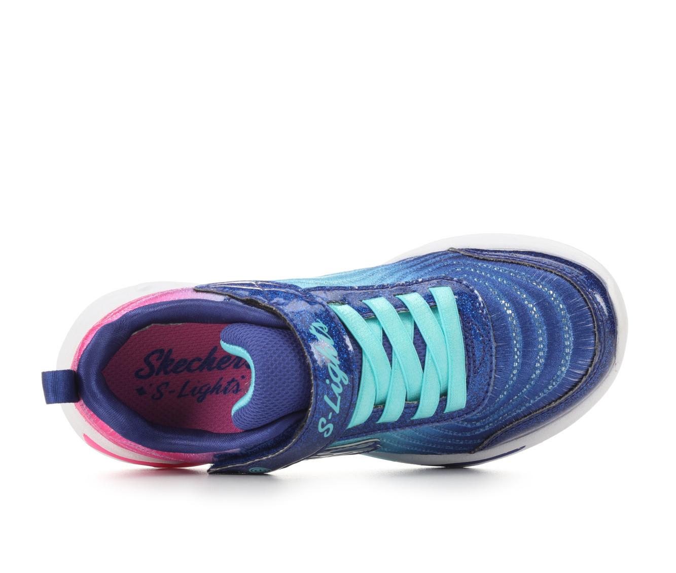 Girls' Skechers Wavy Beams Girls 10.5-4 Light-Up Shoes