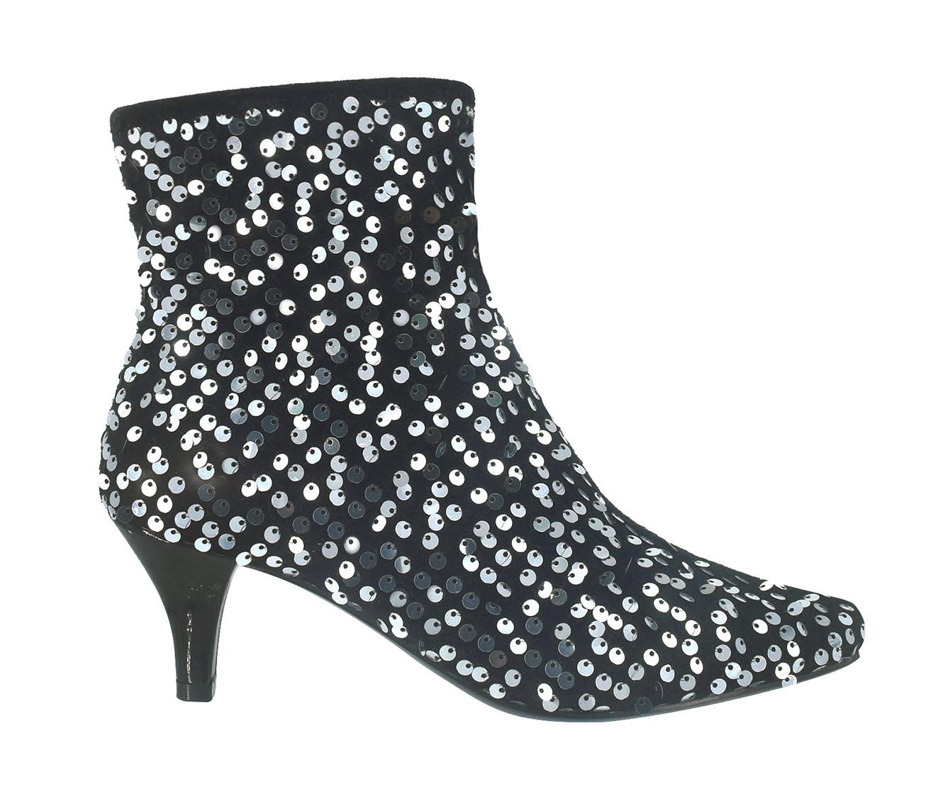 Women's Impo Naja Sequin Heeled Booties