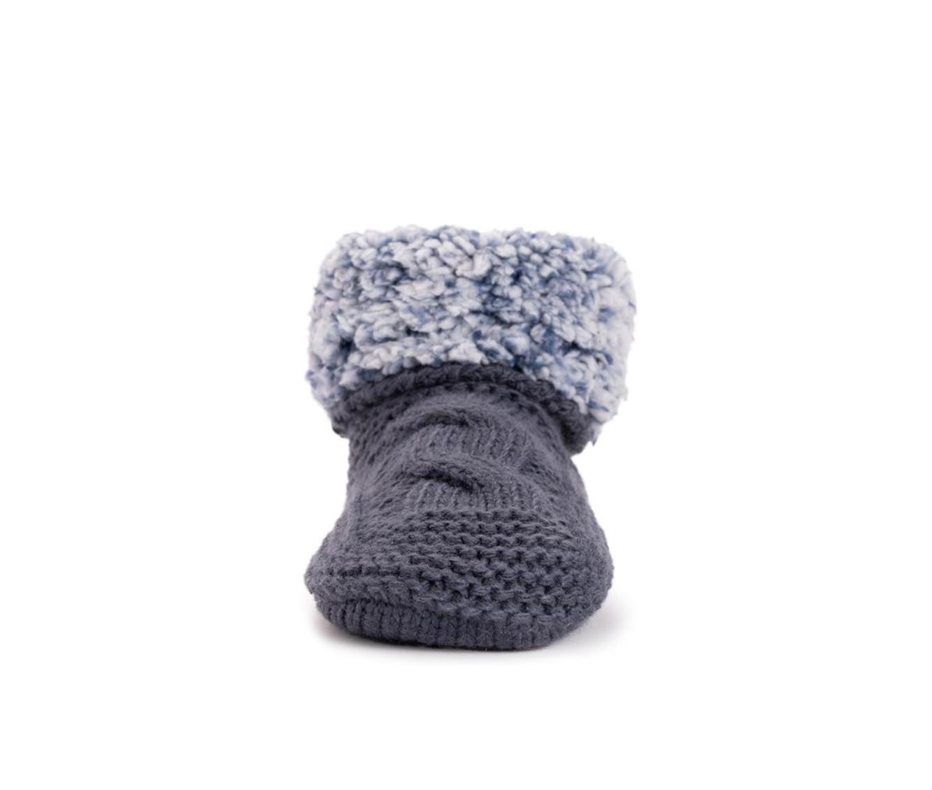 MUK LUKS Women's Sherpa Cuff Bootie Slippers
