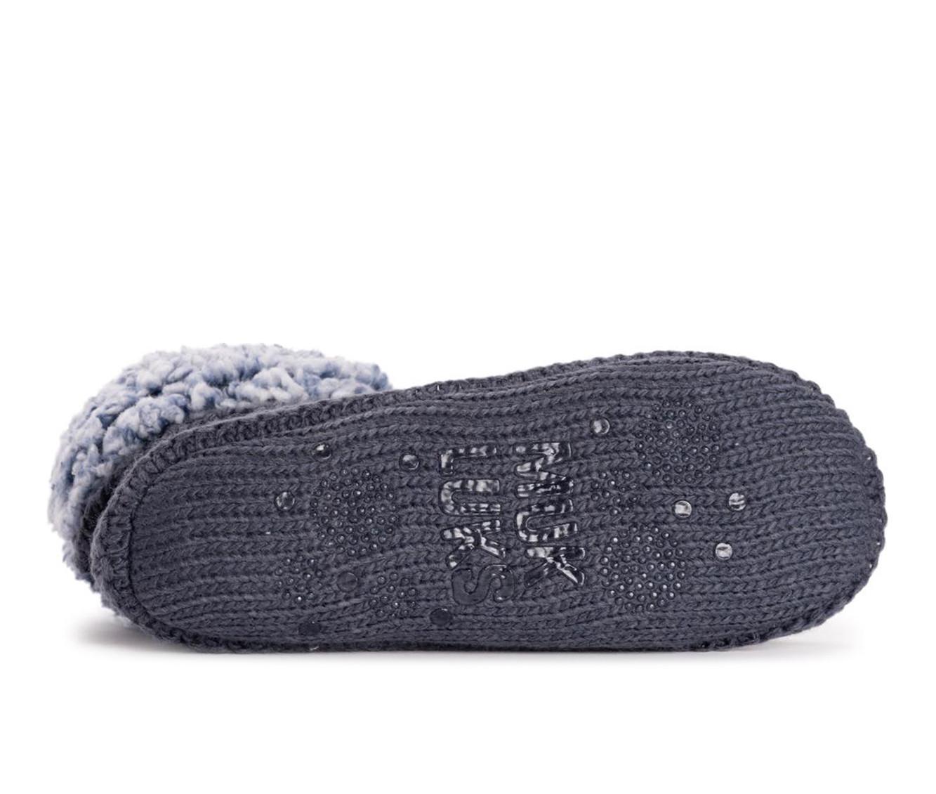 MUK LUKS Women's Sherpa Cuff Bootie Slippers