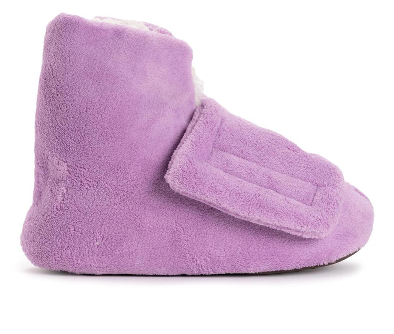 MUK LUKS Women's Faux Fur Lined Bootie Slippers