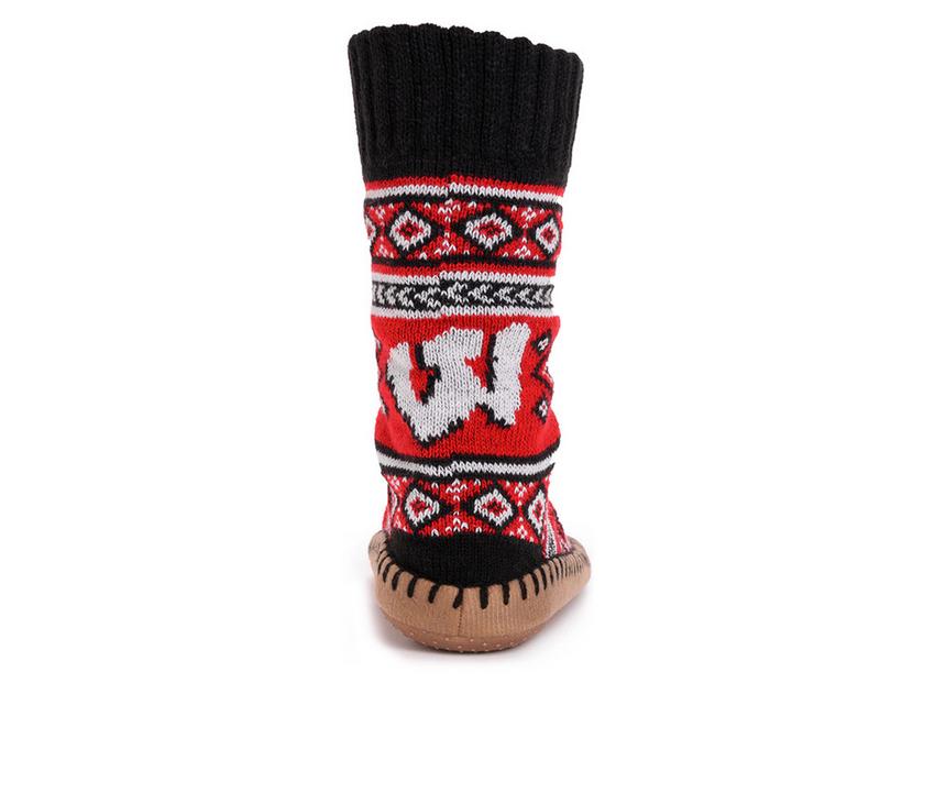 MUK LUKS Game Day Wisconsin Badgers Slipper Socks