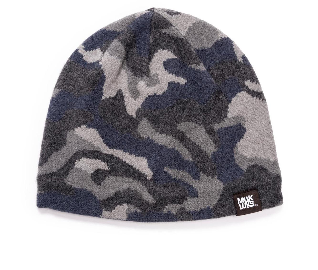 MUK LUKS Men's Camo Beanie