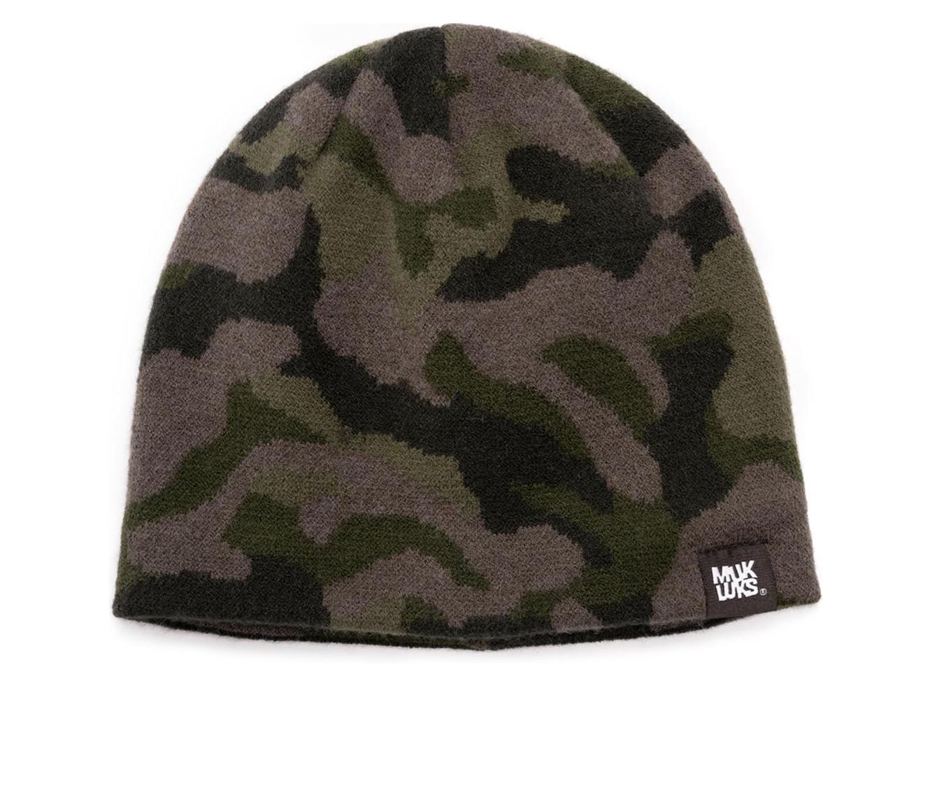 MUK LUKS Men's Camo Beanie