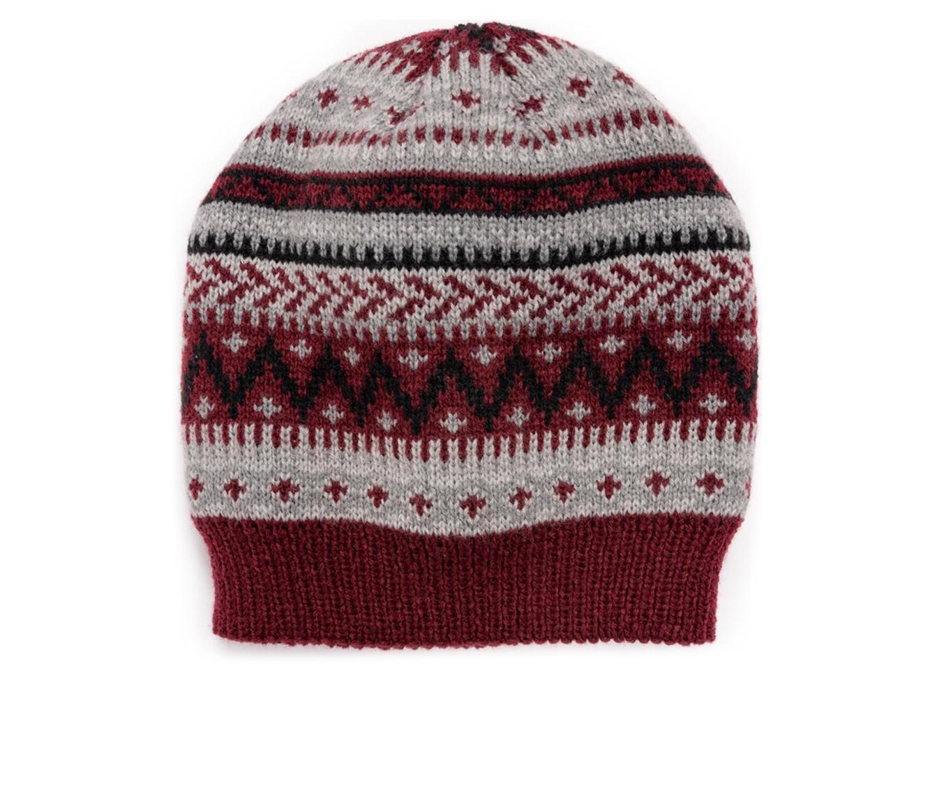 MUK LUKS Men's Print Heat Retainer Beanie