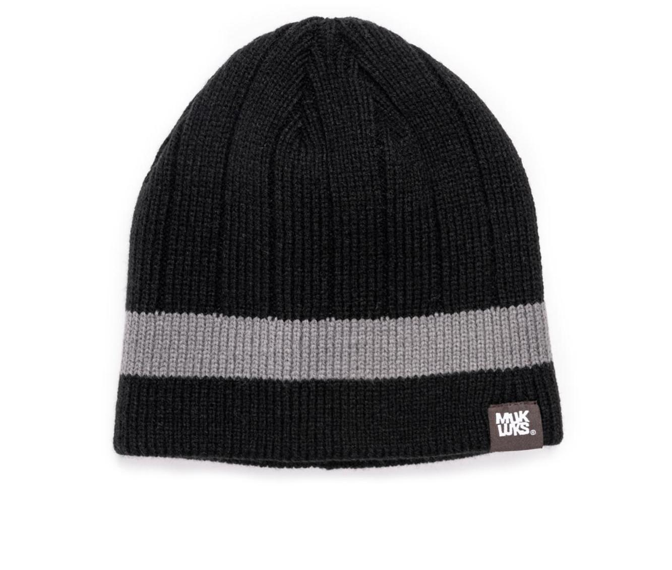 MUK LUKS Men's Ribbed Beanie