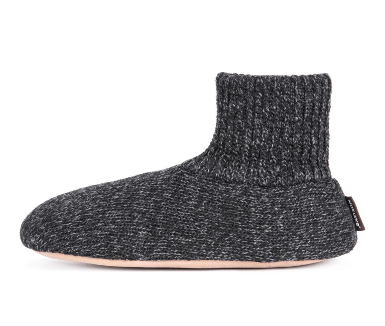 MUK LUKS Men's Morty Ragg Wool Slipper Sock