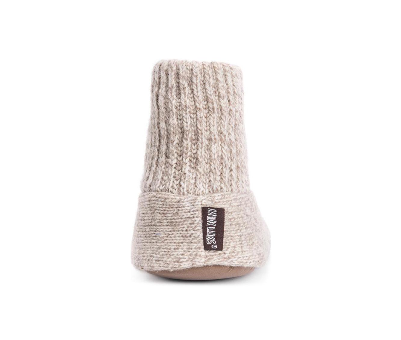 MUK LUKS Men's Morty Ragg Wool Slipper Sock