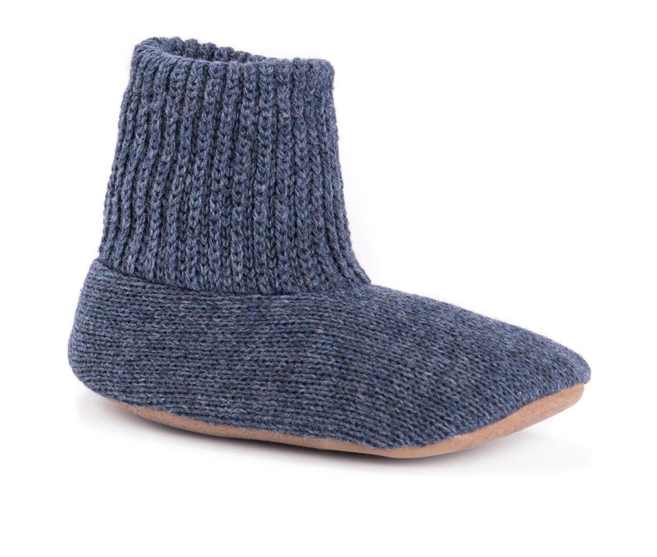 MUK LUKS Men's Morty Ragg Wool Slipper Sock