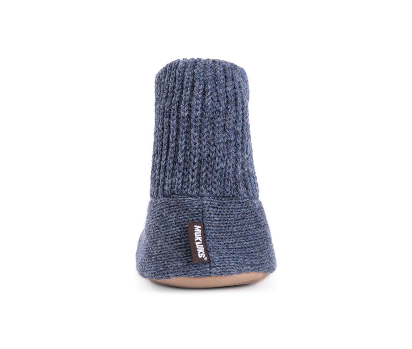 MUK LUKS Men's Morty Ragg Wool Slipper Sock