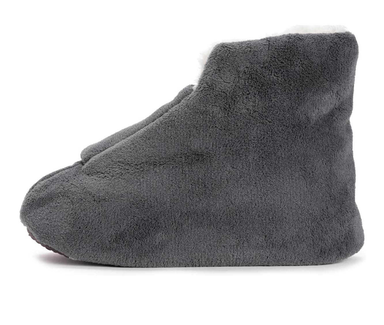 MUK LUKS Men's Adjustable Shearling Bootie Slippers