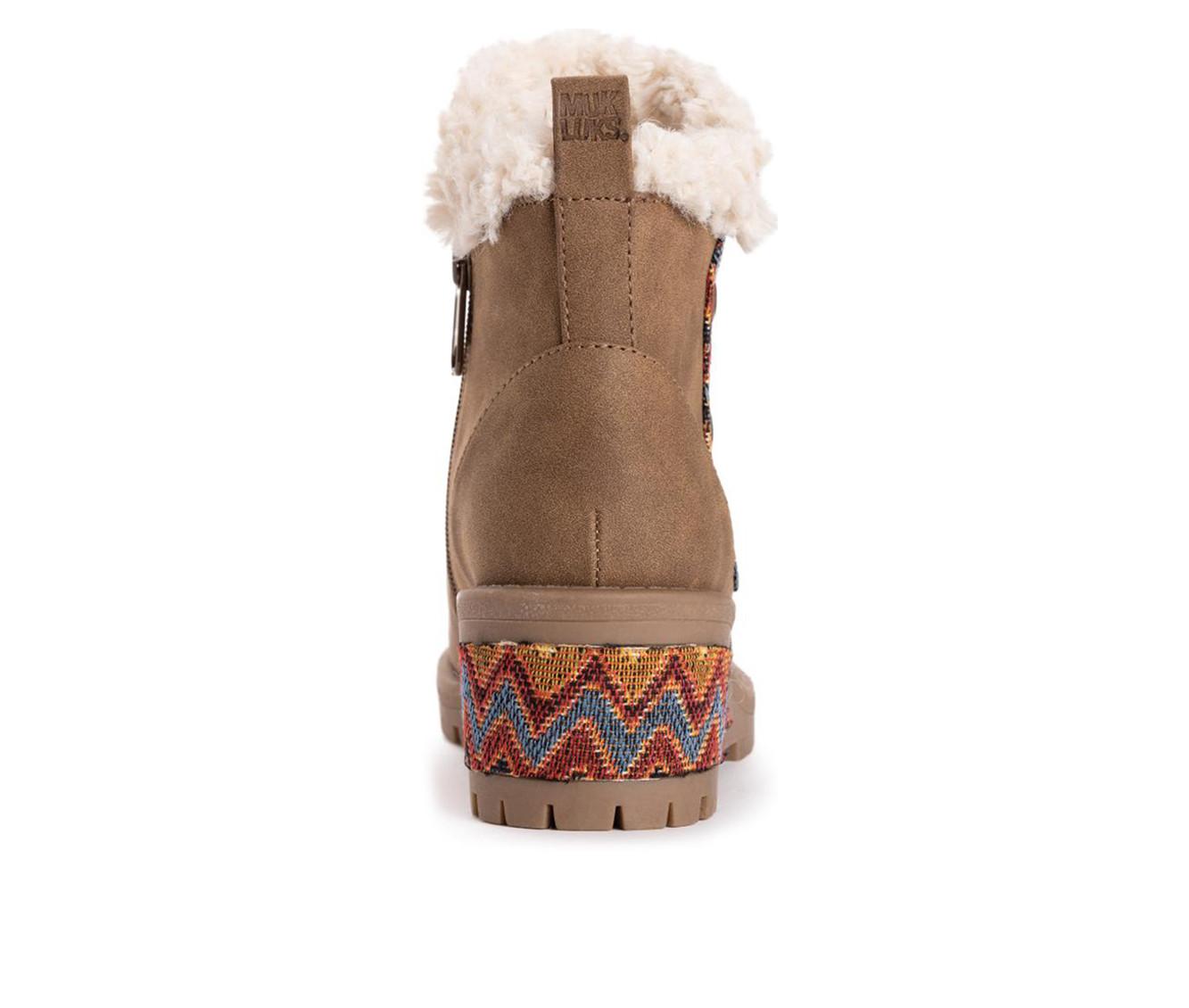 Women's MUK LUKS Norway Halden Wedge Booties