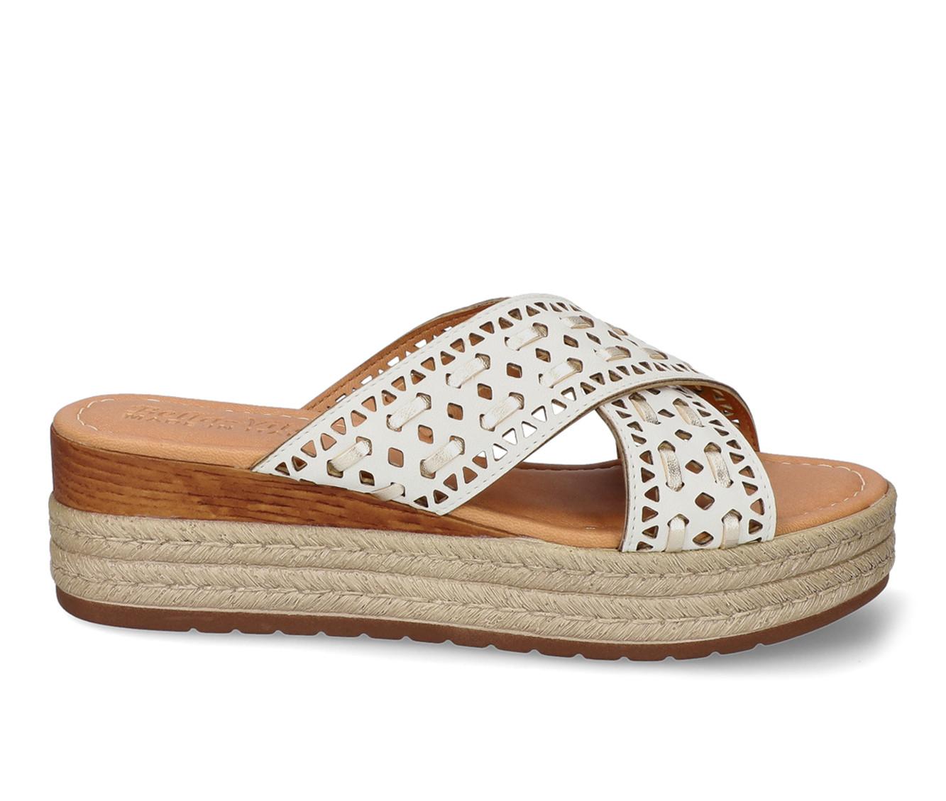 Women's Bella Vita Italy Exa-Italy Espadrille Wedge Sandals