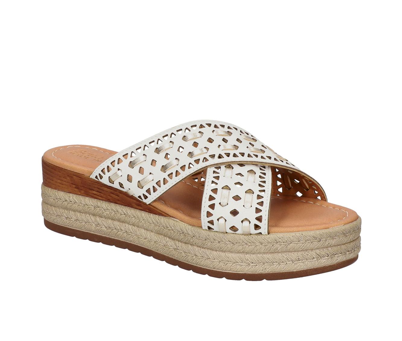 Women's Bella Vita Italy Exa-Italy Espadrille Wedge Sandals