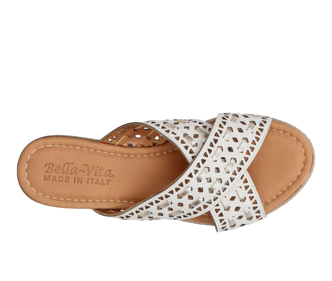 Women's Bella Vita Italy Exa-Italy Espadrille Wedge Sandals