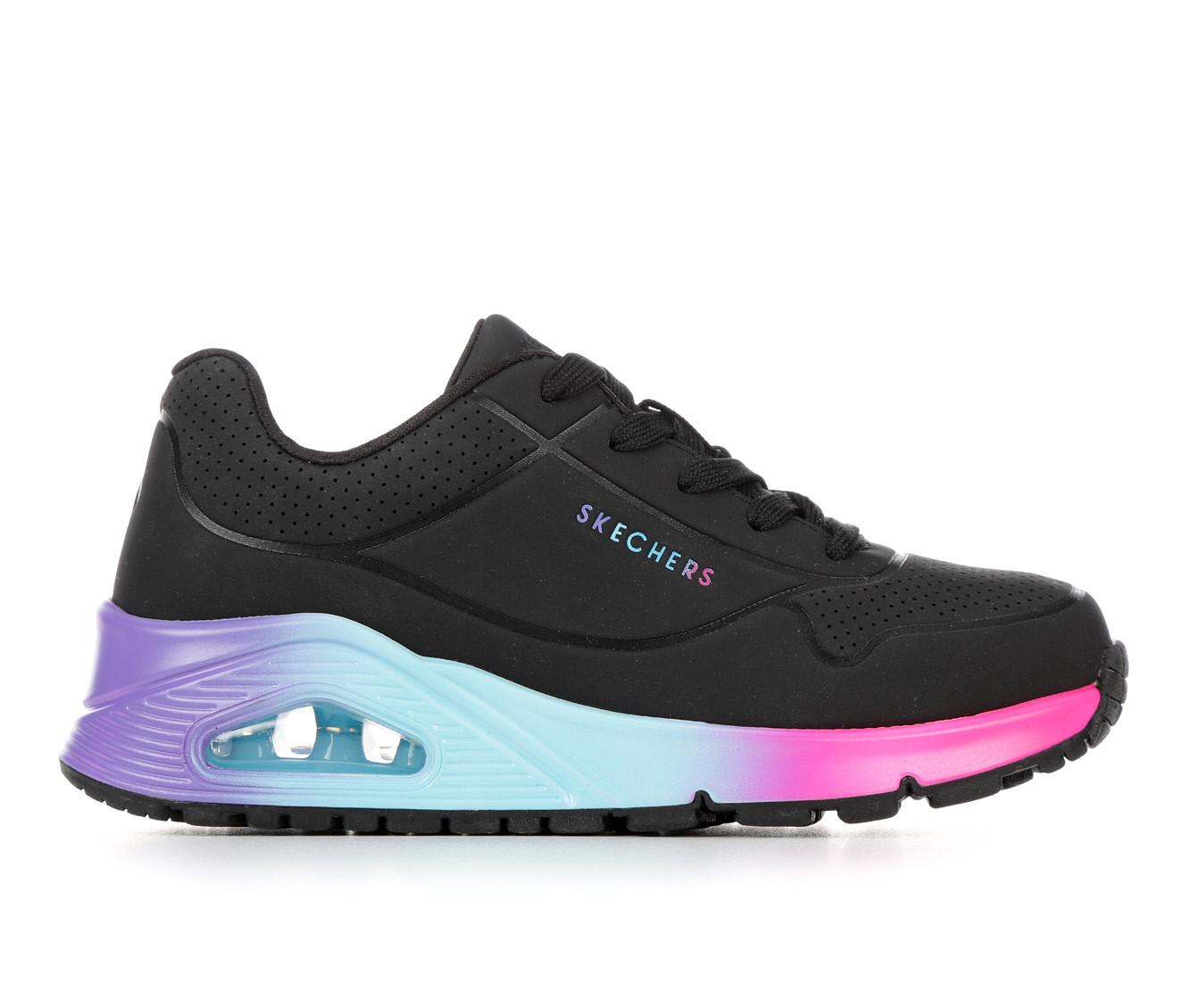 Kids' Skechers Street Little Kid & Big Kid Uno Gen 1 Neon Sneaker