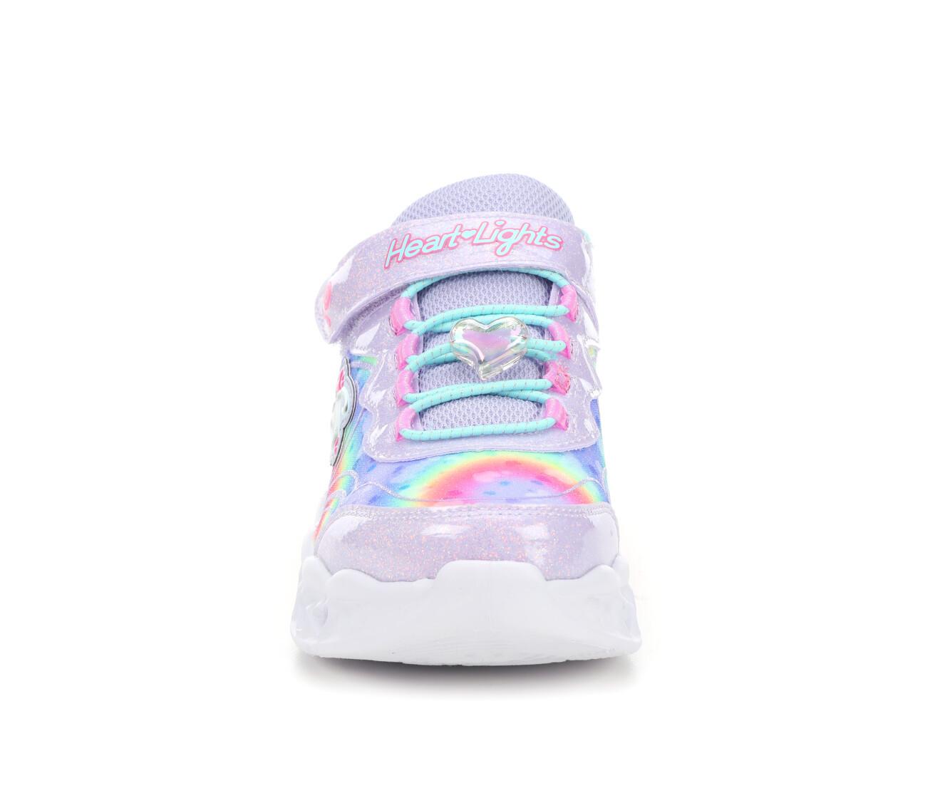 Girls' Skechers Little Kid Flutter Hearts Groovy Light-Up Shoes