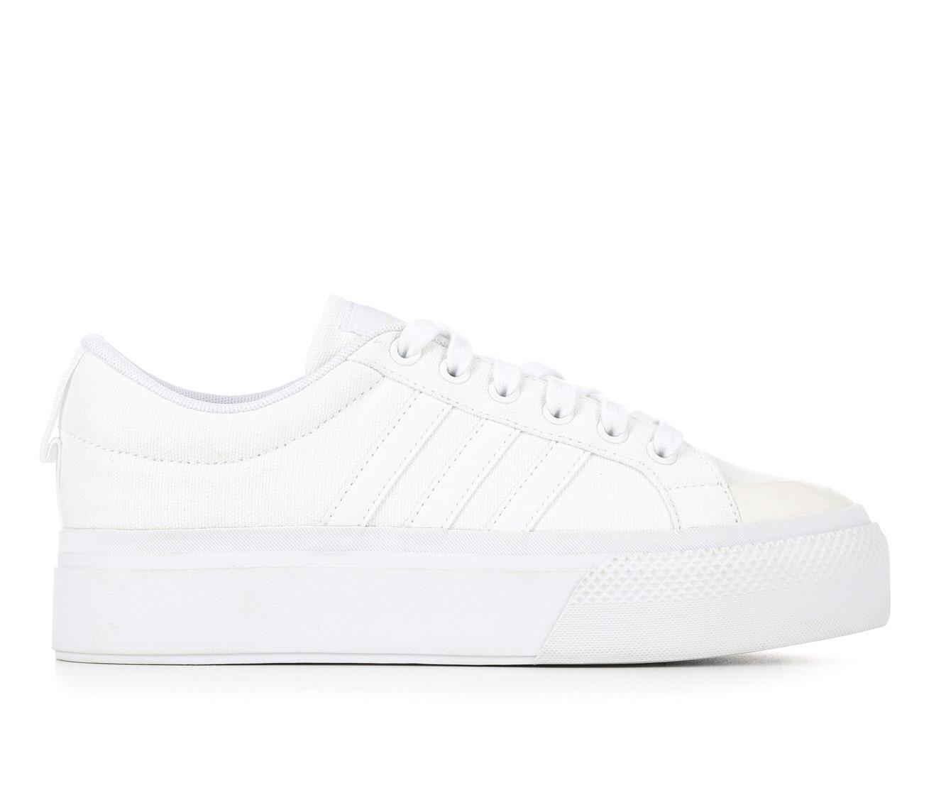 Adidas Bravada 2.0 White Platform Sneakers