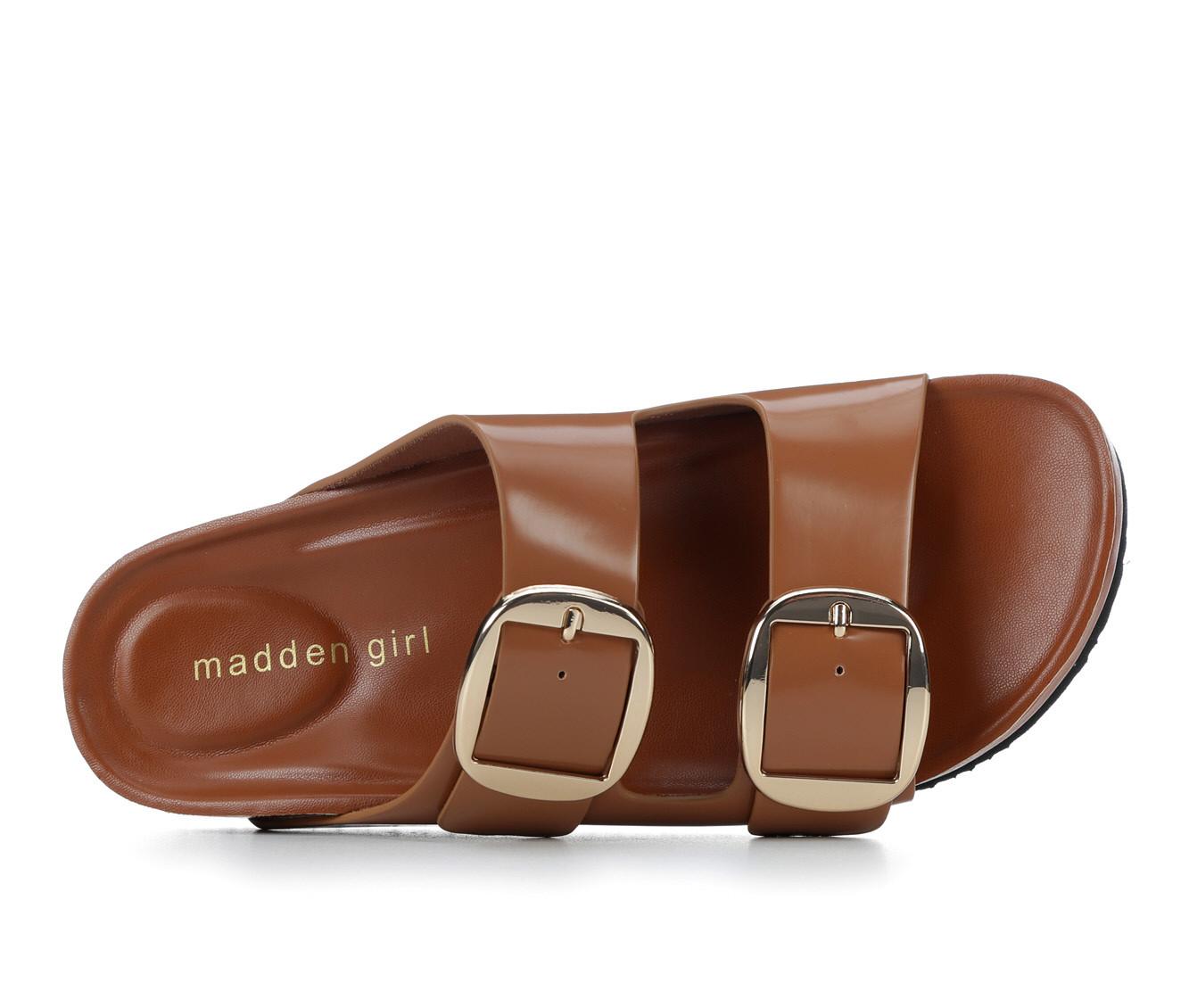 Women s Madden Girl Bodie Footbed Sandals Shoe Carnival