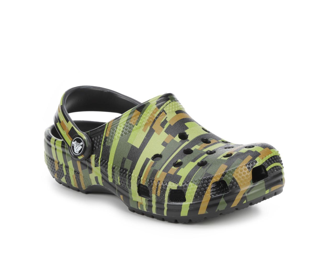 Boys' Crocs Little Kid & Big Kid Classic Digi Camo Clogs