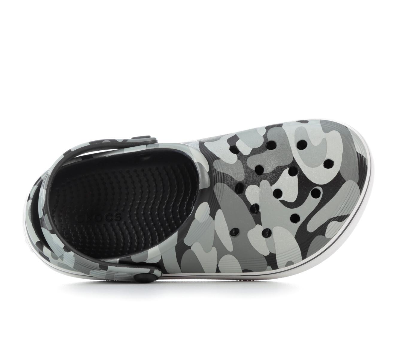 Boys 2024 grey crocs