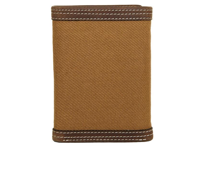 Wolverine Canvas/Leather Trifold Wallet