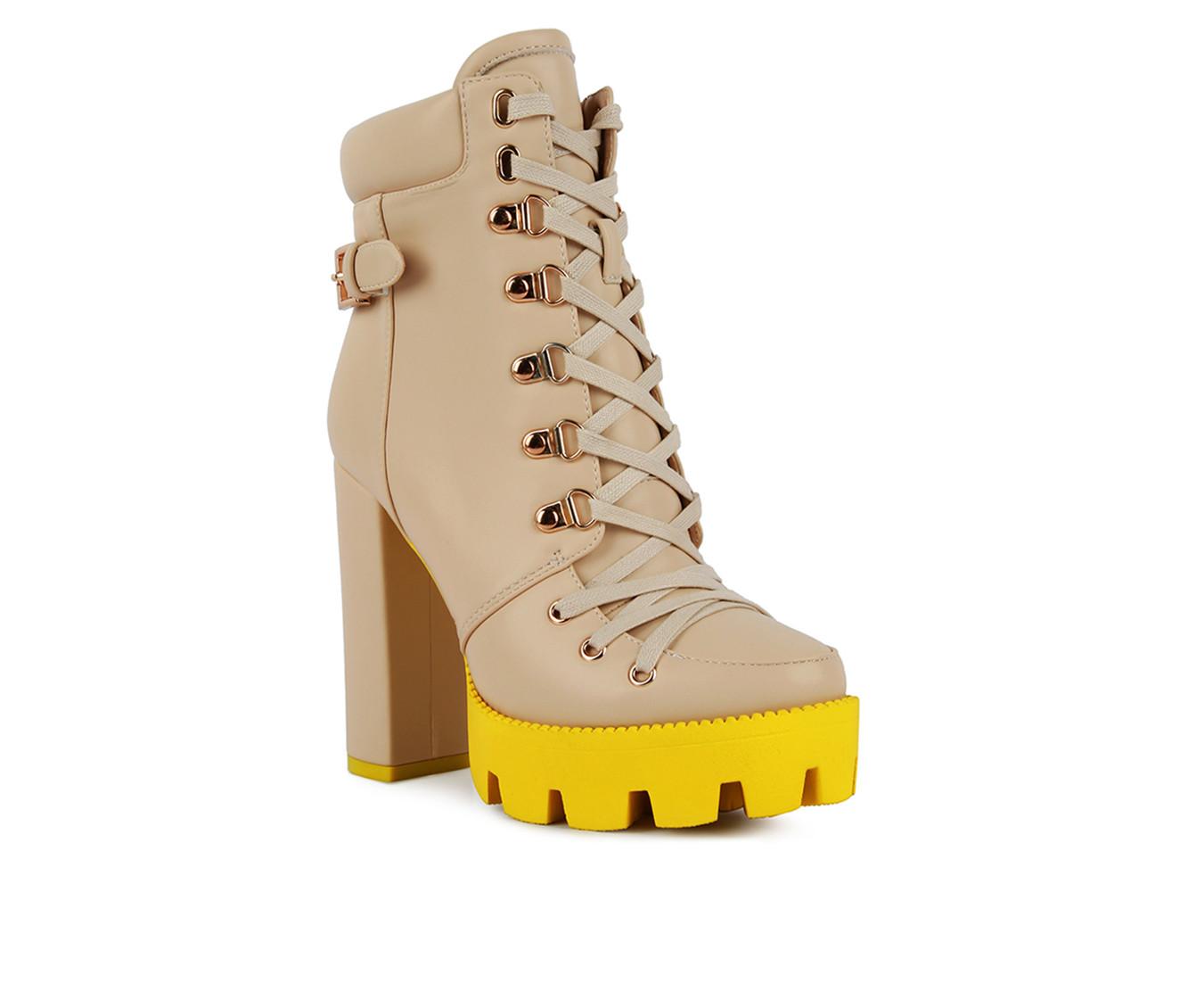 Women's London Rag Larch Lace Up Platform Booties