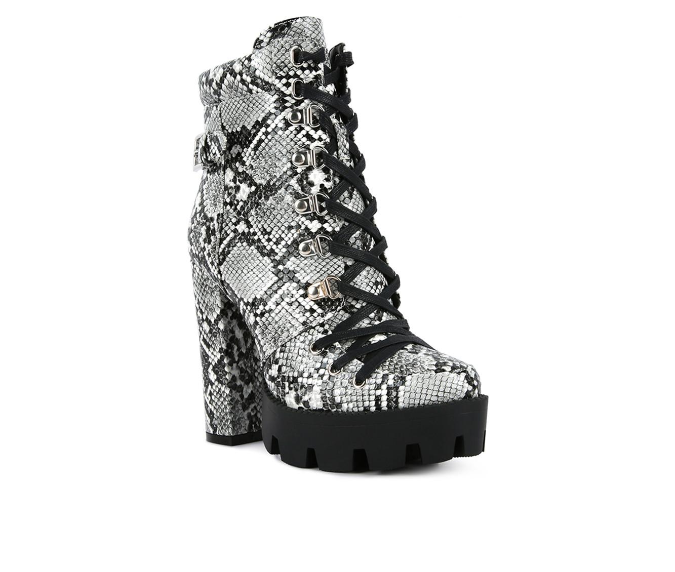 Women's London Rag Palmetto Lace Up Platform Booties