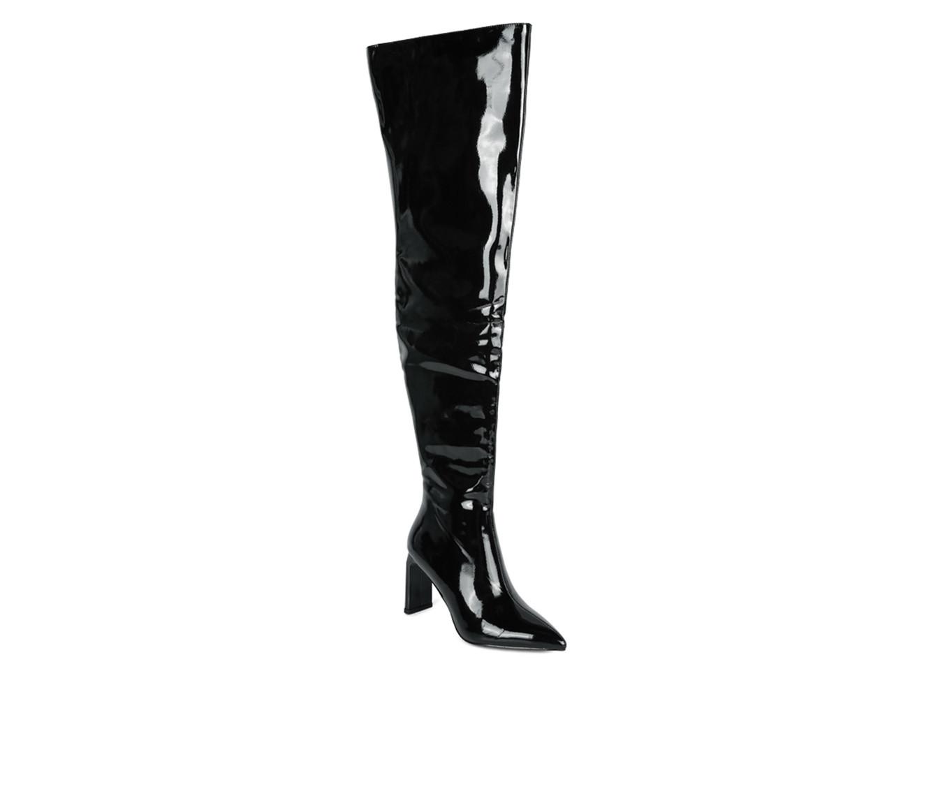 Women's London Rag Minkles Over The Knee Heeled Boots