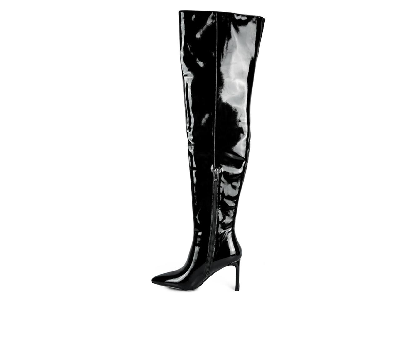 Women's London Rag Minkles Over The Knee Heeled Boots