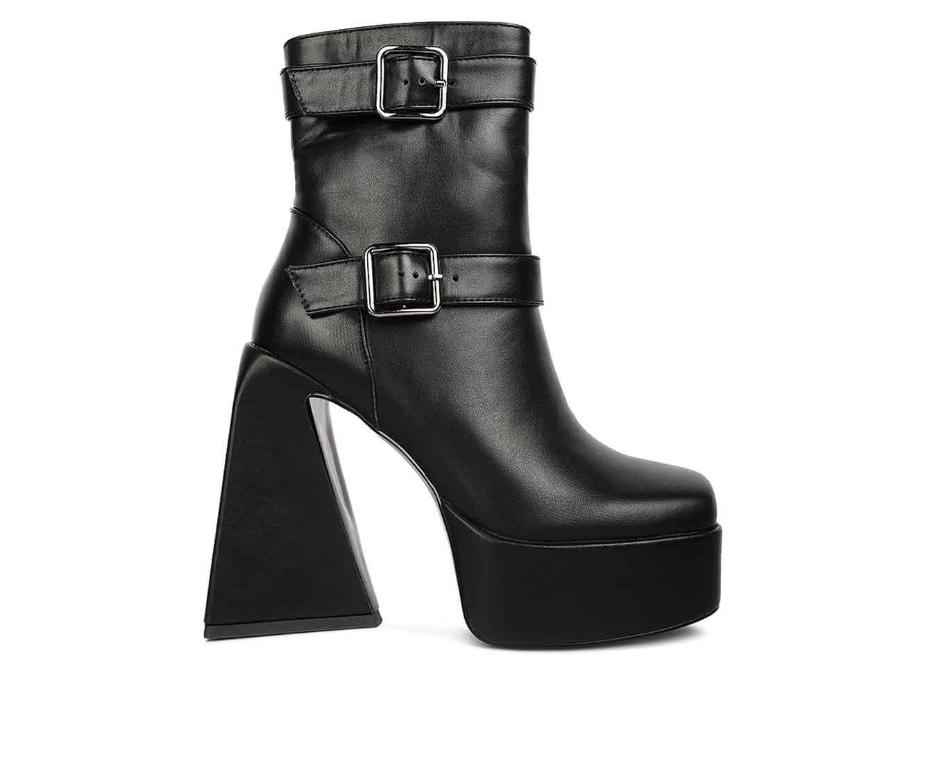 Women's London Rag Hot Cocoa Platform Heeled Booties