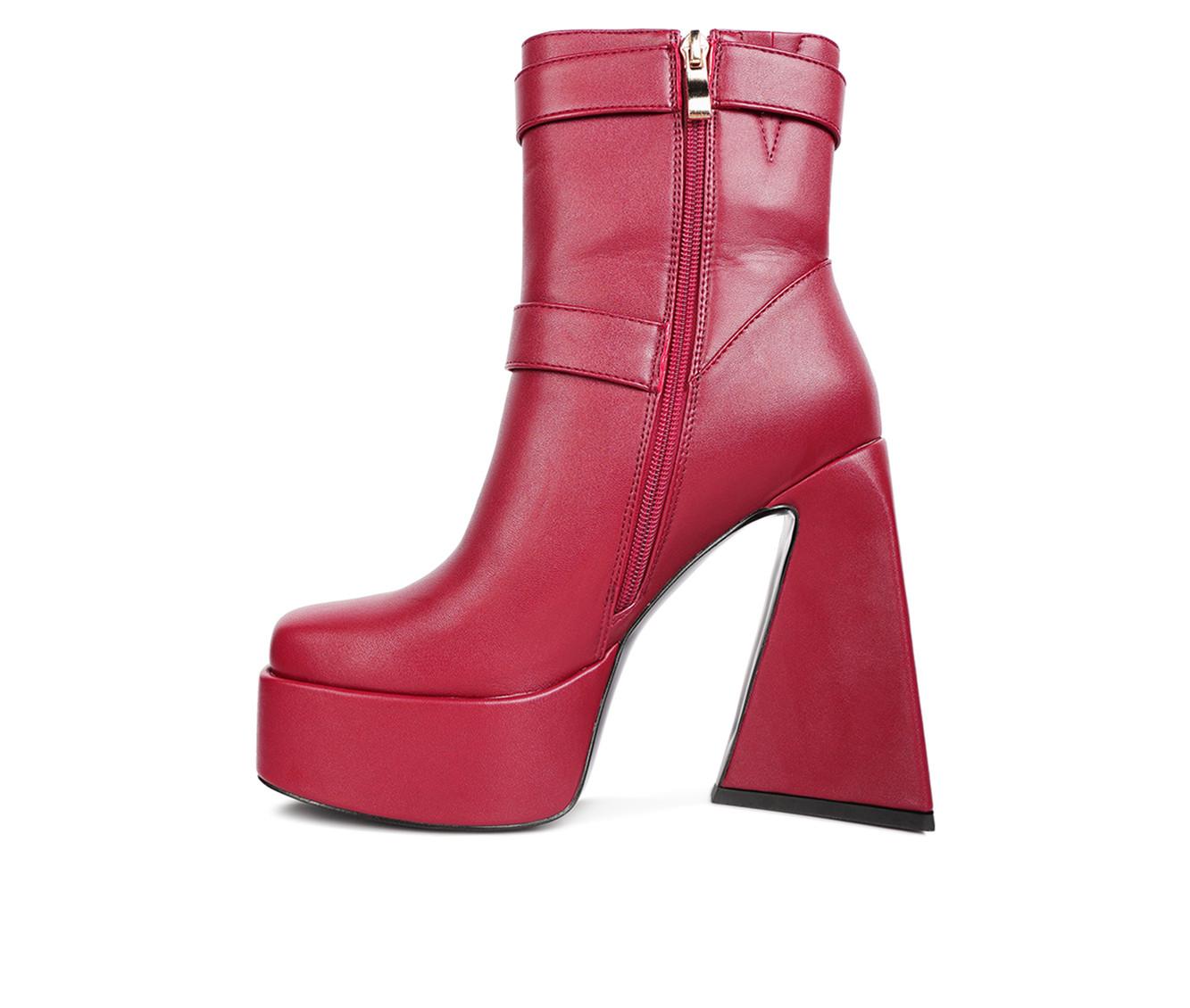 Women's London Rag Hot Cocoa Platform Heeled Booties