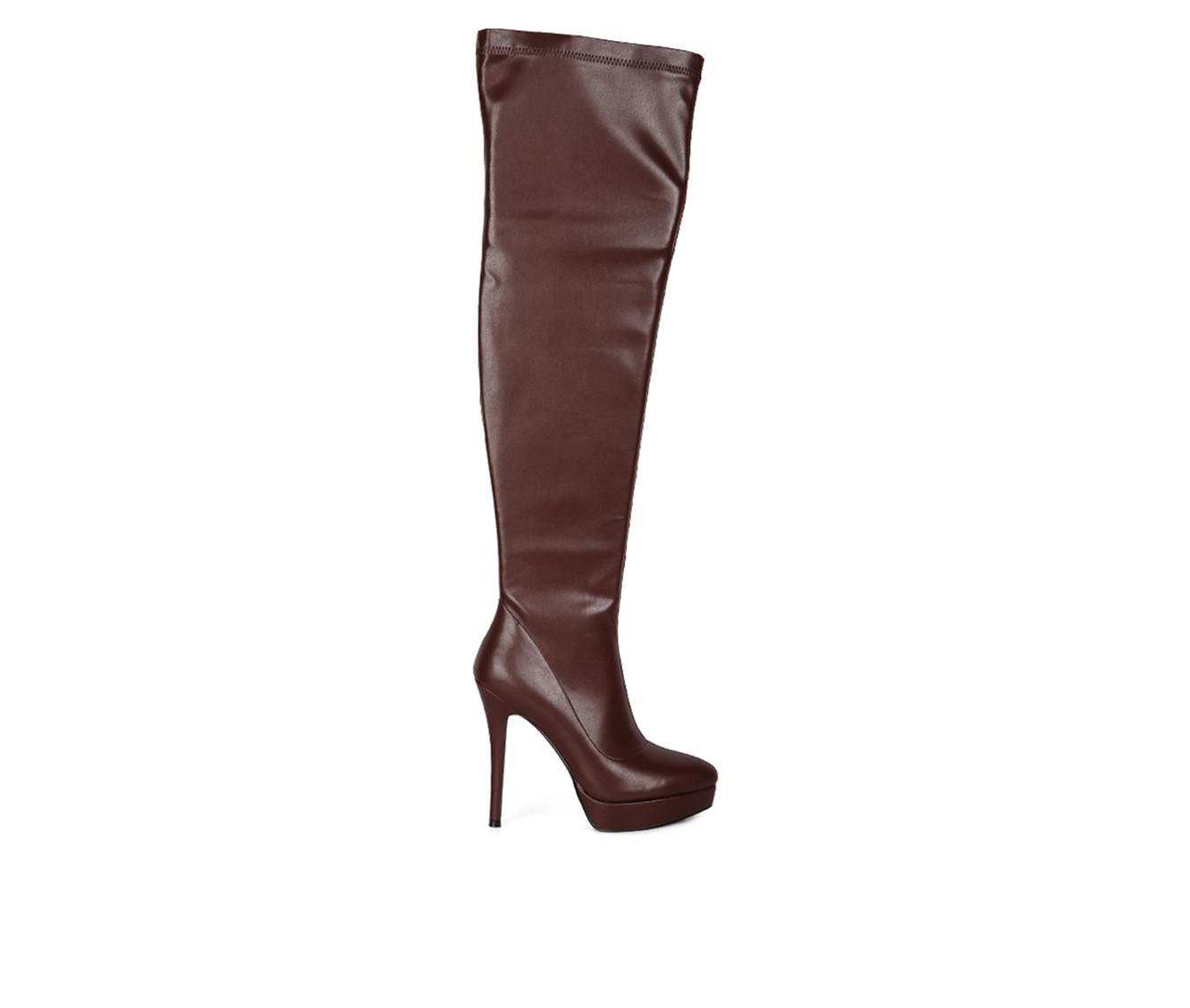 Women's London Rag Confetti Over The Knee Stiletto Boots