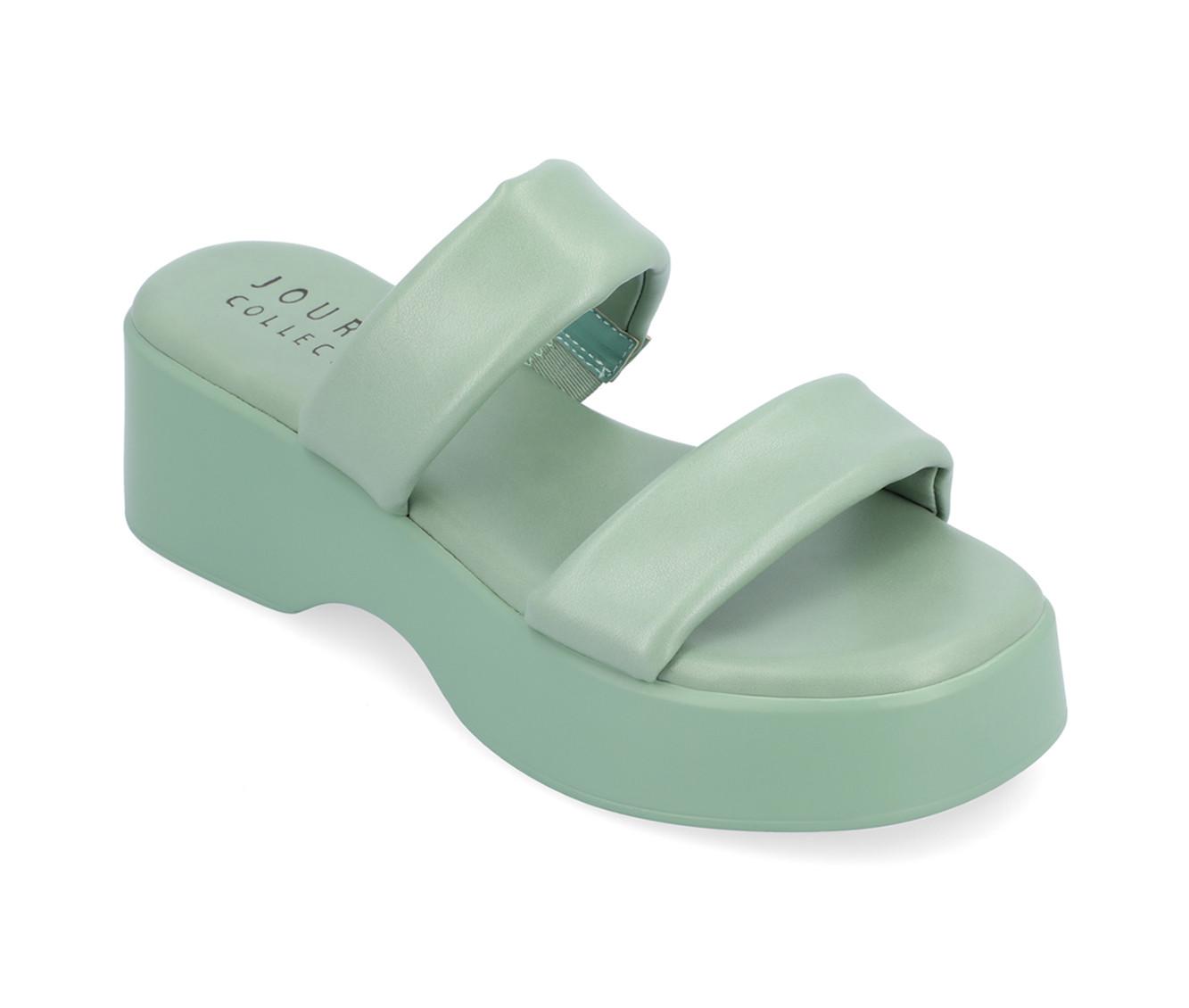 Women's Journee Collection Veradie Wedge Sandals