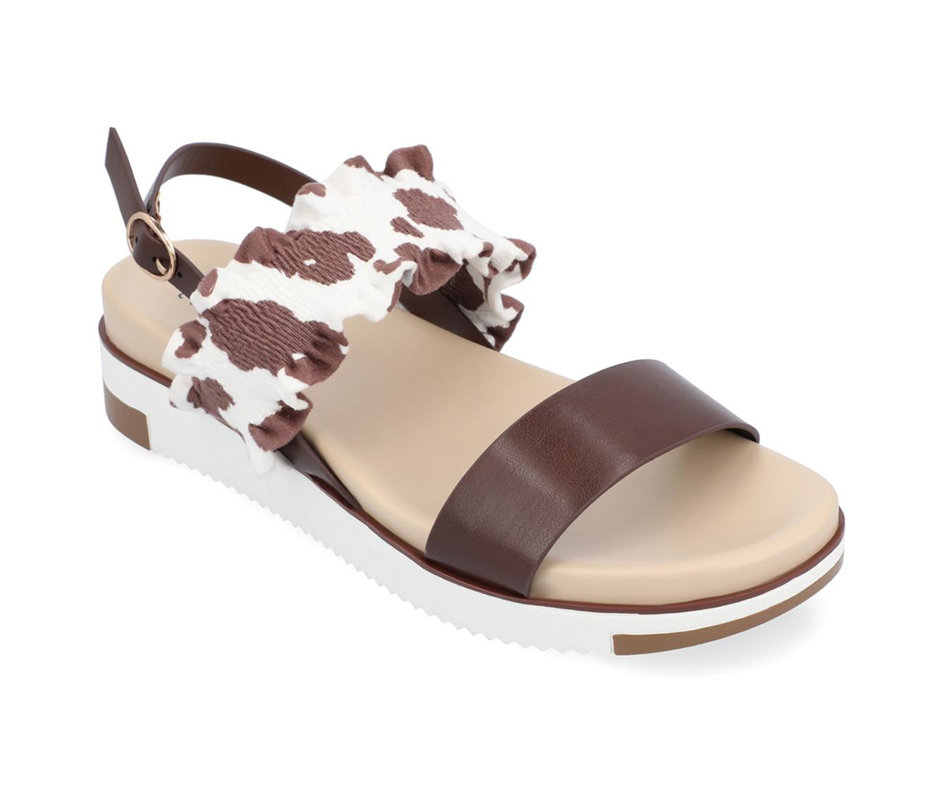 Women's Journee Collection Riya Low Wedge Sandals