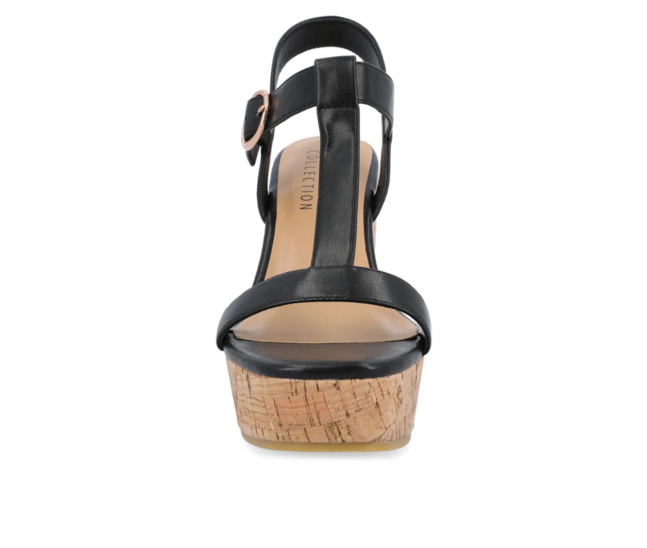 Women's Journee Collection Matildaa Cork Wedge Sandals