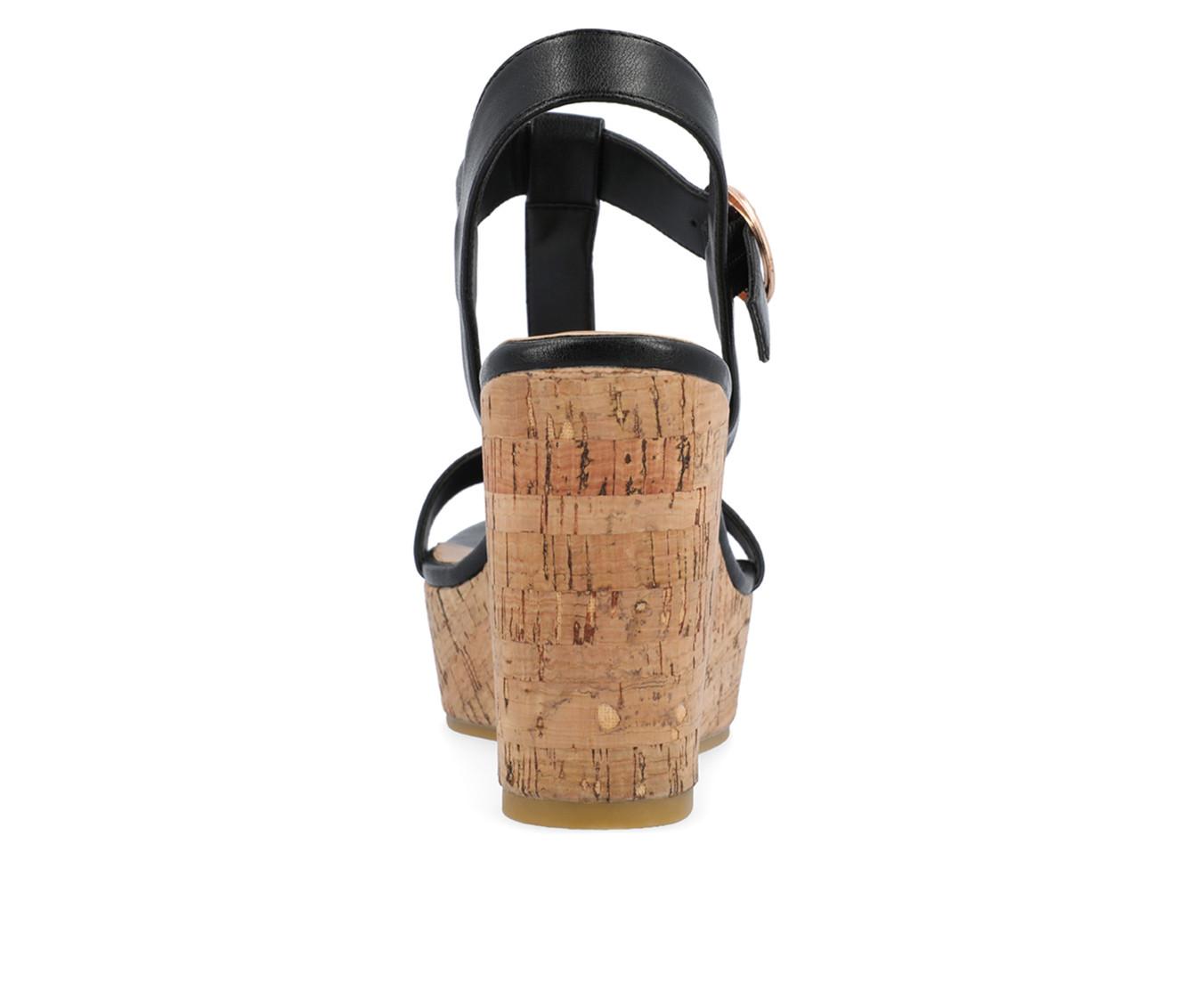 Women's Journee Collection Matildaa Cork Wedge Sandals